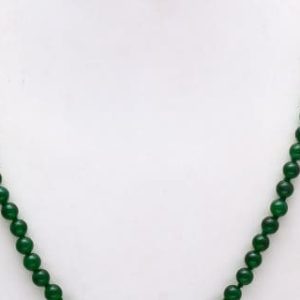 Agate Hakik Akik Mala 108+1 Beads Jap Japa Mala Green 8mm