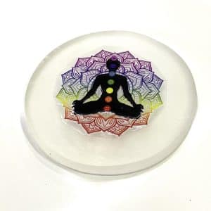 Selenite Plate  7 Chakkra