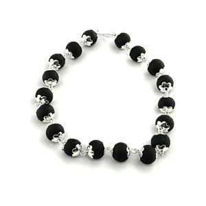 Karungali Silver Coating Bracelet – Eco Friendly Spiritual Bracelet